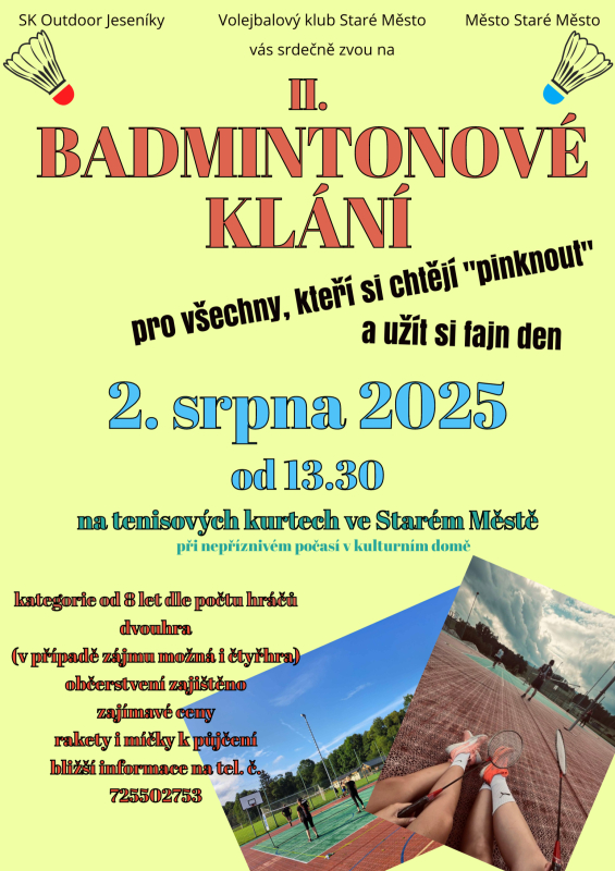 II. Badmintonové klání