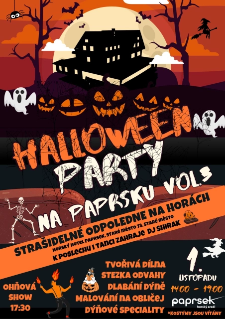 Aktuality - Halloween party na Paprsku