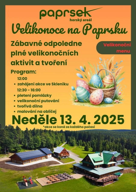 Akce - Velikonoce na Paprsku