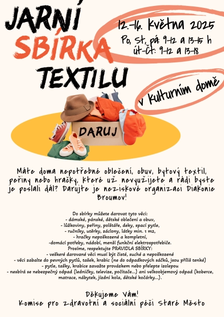 Akce - Jarní sbírka textilu