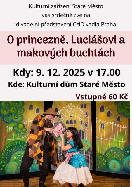 Aktuality - O princezně, Lukášovi a&nbsp;makových buchtách