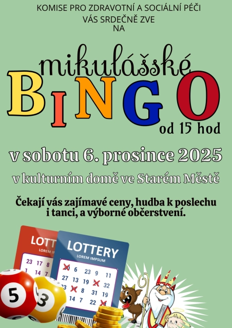 Akce - Mikulášské bingo