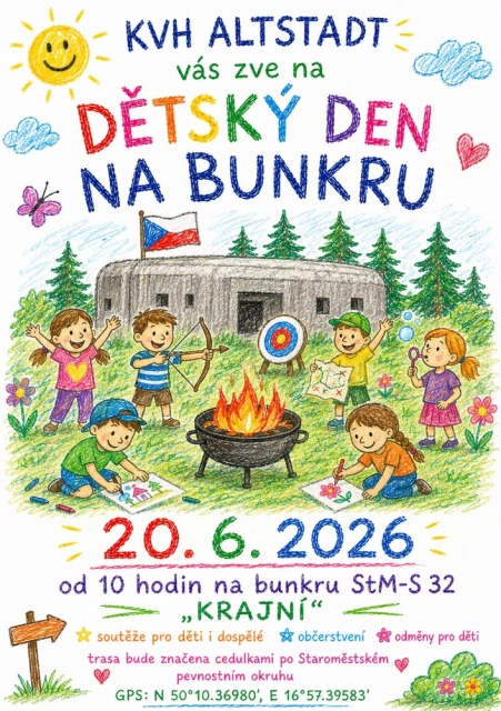 Aktuality - Dětský den na bunkru