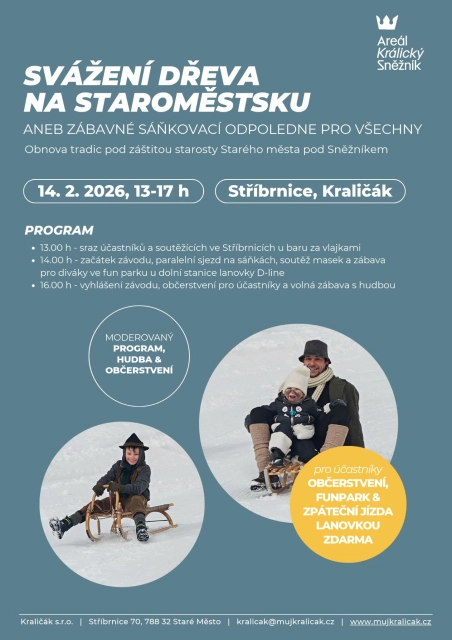 Akce - Svážení dřeva na Staroměstsku