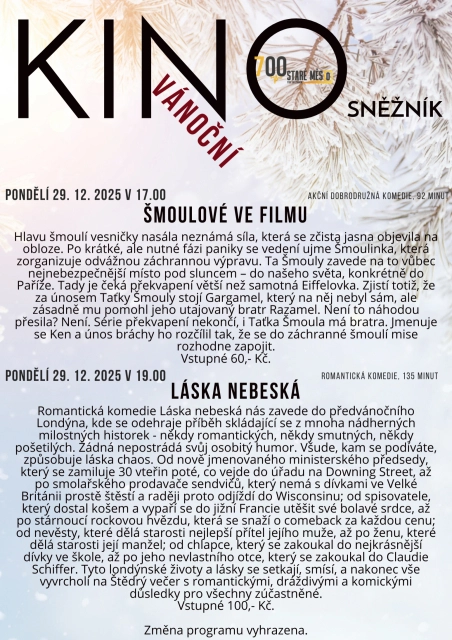 Aktuality - Vánoční kino